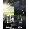 JOYTUTUS Windshield Sun Shade Umbrella, Fit for Ford 2015-2025 F150 F250 F350, Front Window Sun Shade with 360° Rotation Bendable Shaft, Titanium