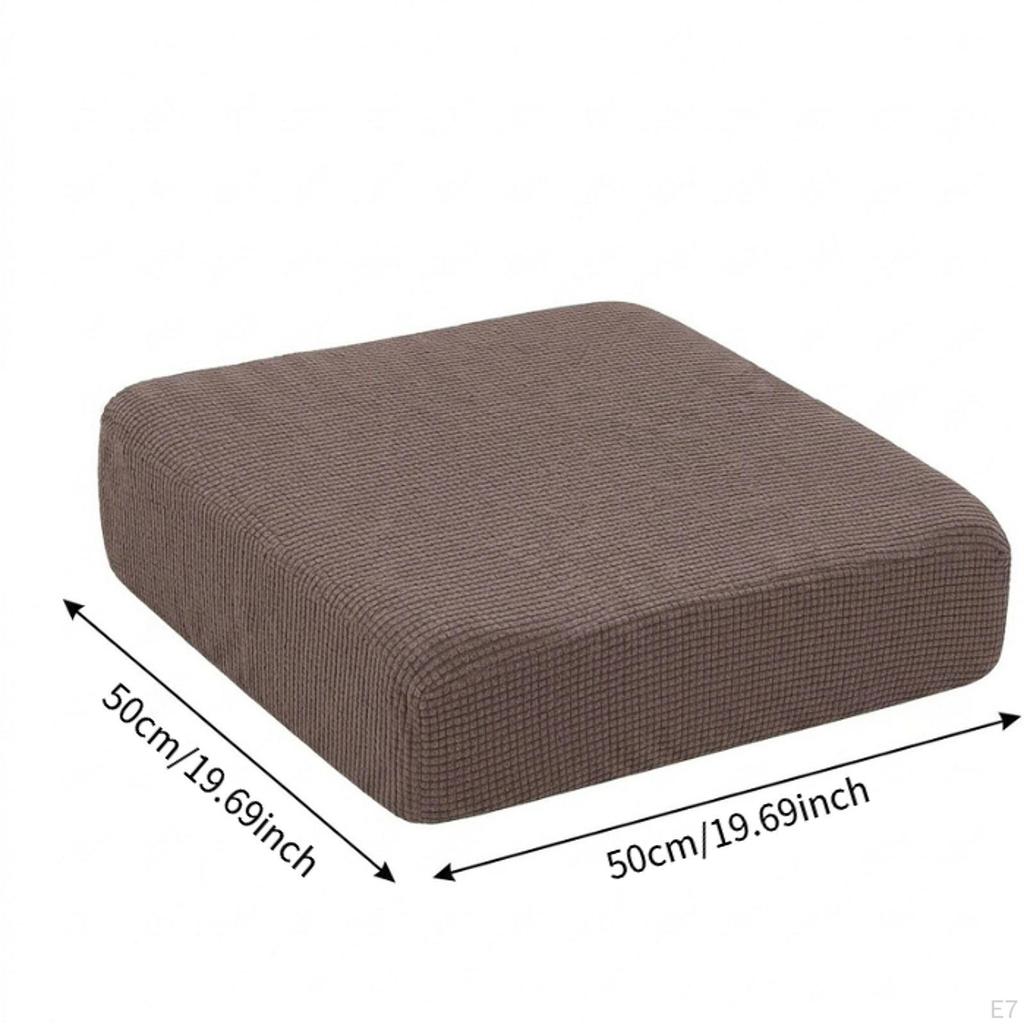 4 Stück Sofakissenbezug Elastisch Dekorativ Outdoor Stretch Sofa Sitzschoner Überwurf Milch