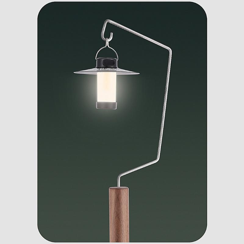Lanterns Hanging Rack Portable Camping Light Table Stand Outdoor Foldable Lamps Support Stand Camping Accessoies Durable