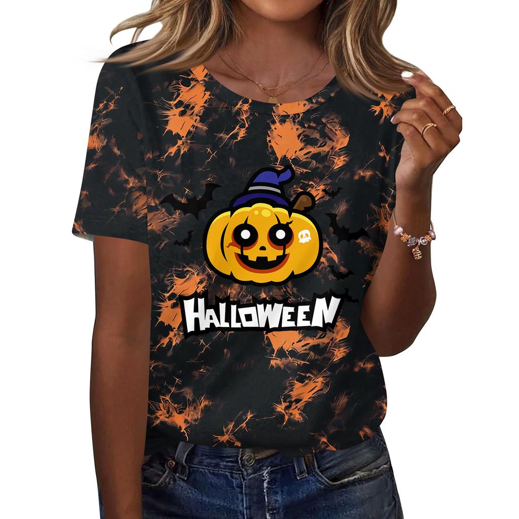 Women's Short Sleeve T-Shirt Neck Casual Top for Party or Daily Wear