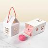 Solid Color Handbag-Style Candy Biscuit Gift Box - Cute, Small, and Simple Baking Packaging