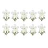 10Pcs Manicure Decorations Creative Shape Non-Fading Durable Excellent 3D Rhinestones Pendant Style Nail Art Jewelry Accessories