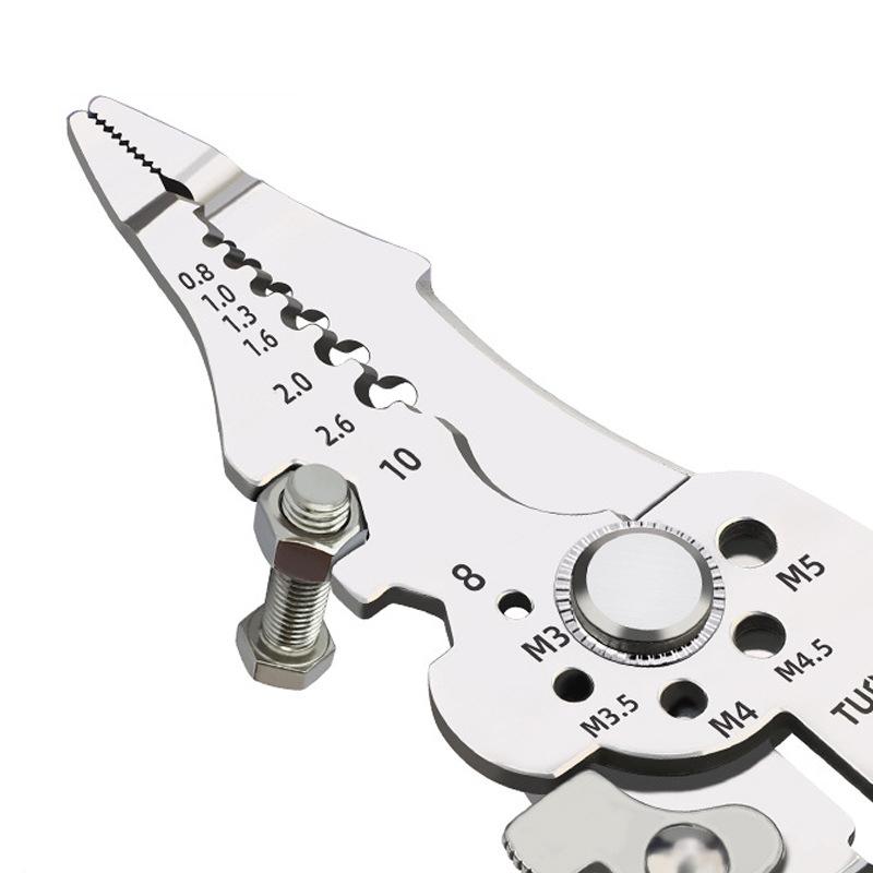 

Обжимные клещи для кабеля, регулируемый автоматический инструмент для зачистки проводов, многофункциональные клещи для зачистки, обжимные клещи, ручной инструмент