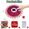 24-Key Crazy Alphabet Board Game 36 Cards 144 Categories Fast Rhythm Word Game 3D Early Learning Fast-Paced Board Game Party