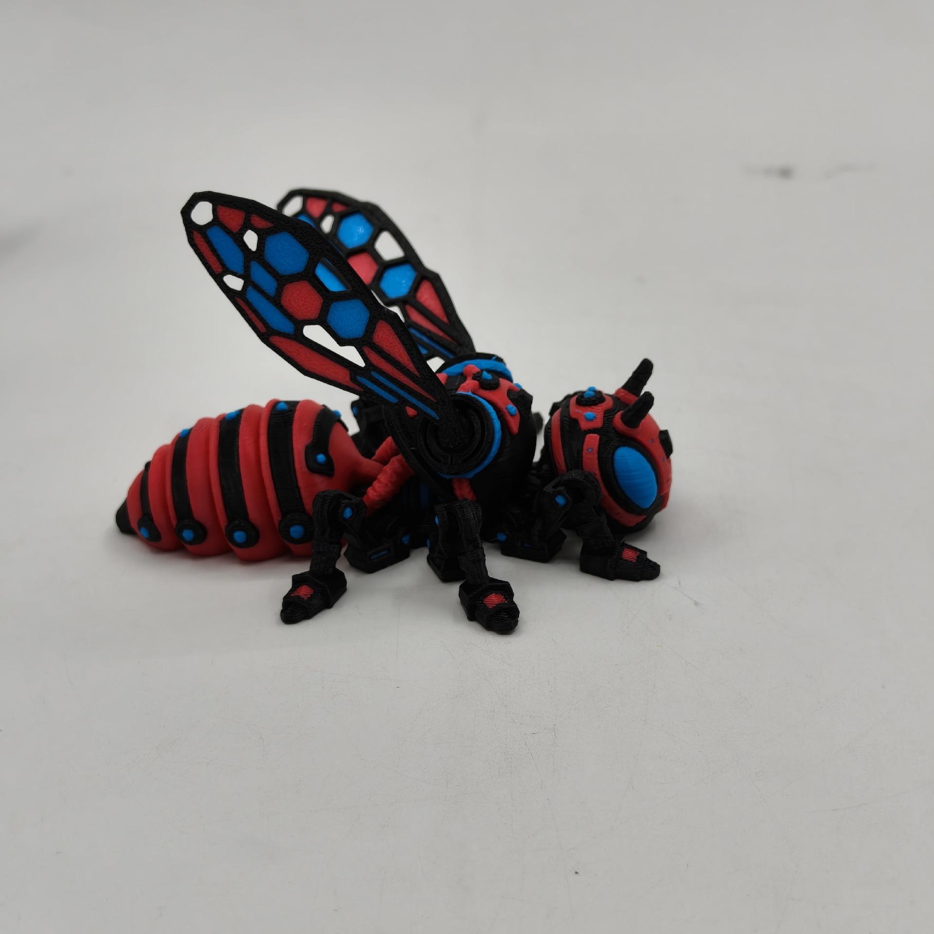 High-Quality 1Pcs Brand new High-Quality 3D High-Quality Printer Insect High-Quality Bee High-Quality Figure Construction set High-Quality Movable