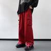 Overalls Men's Autumn New High Street Ins Tide Brand Loose Casual Pants Men's and Women's Fashion Design Straight Pants
