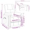 Electric Massage Chair Black Fabric