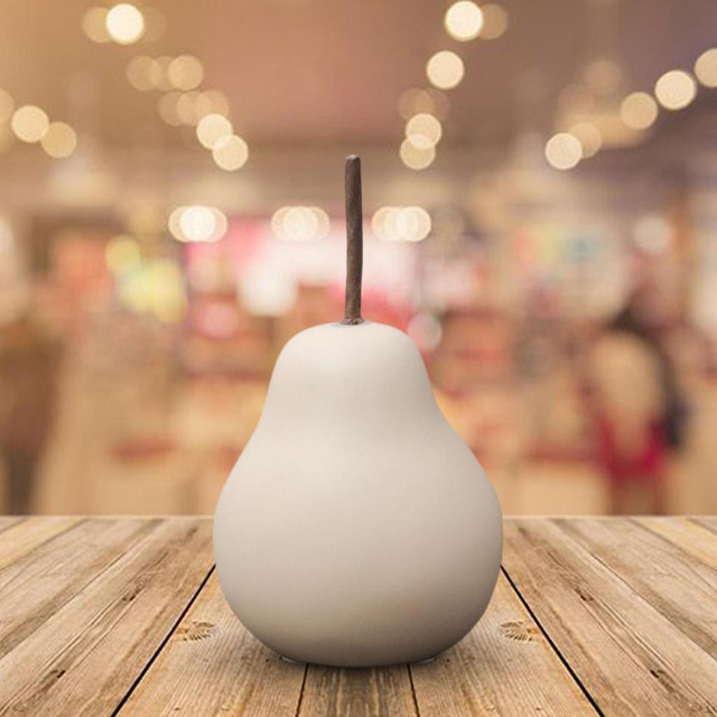 Figura Decorativa a Forma di Pera in Ceramica per Esposizione in Casa e in Ufficio