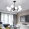 Nordic 16-Light Gold Chandelier with LED Spotlights