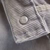 Levi's 80's 519-1556 Vintage Corduroy Pants W33 Light Gray 42TALON Men's Used