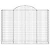 VidaXL Gabion Basket, Gabion Cage, Gabion Wall, Stone Basket, Gabion for Stone Garden Patio Outdoor, 153497