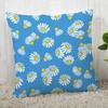 Chamomile Pillowcase Sofa Car Waist Throw Pillow Case Home Decoration Ins Style Flower Landscape Cushion Cover