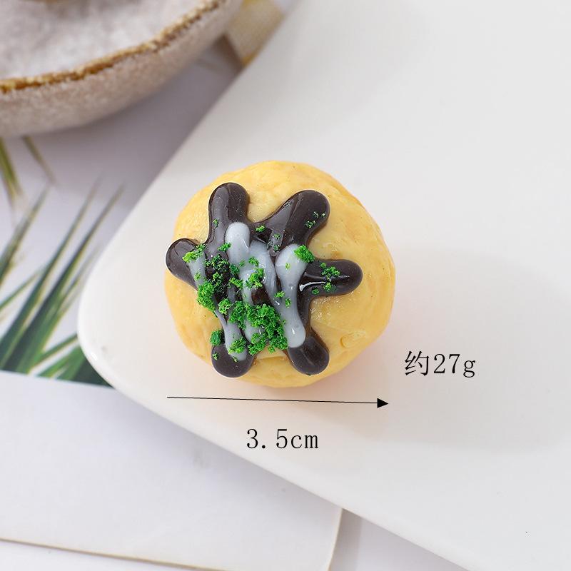 

Simulation Octopus Balls Fake Food Japanese Octopus Burning Model Food Sample Decoration Kitchen Props Window Display 1PCS