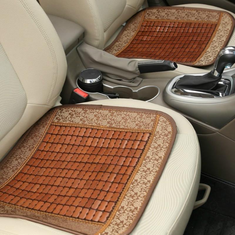 1pcs Car Bamboo Cool Pad Family Car Dual-use Cushion Breathable Cool Cushion