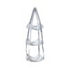 3/4 Tier Mesh Hanging Ball Storage Bag Wall Mount Sports Organizer for Basketball Football Volleyball Doll Toys Playroom Garage