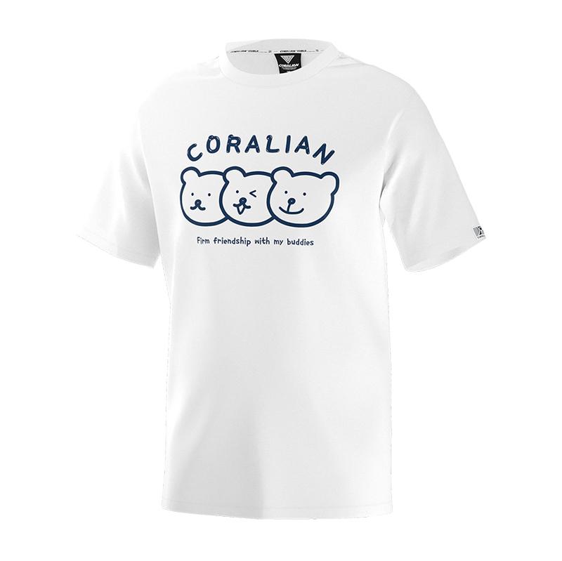 CORALIAN Tennis Round Sorona T-Shirt White