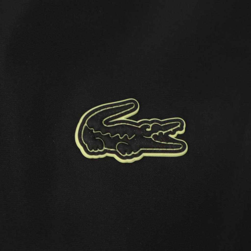 Lacoste Excellent Condition BH5983 Asymmetrical Sleeve Showerproof Track Jacket Jacket M blackUsed