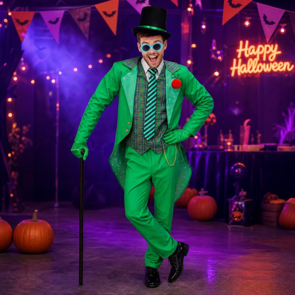 Halloween Party Lustiges Kostüm- und Make-up-Zubehör-Set für Erwachsene und Kinder