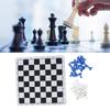 Chessmen with 1.89in King Plastic Chess Pieces with Chessboard for Adults Kids Party Supplies