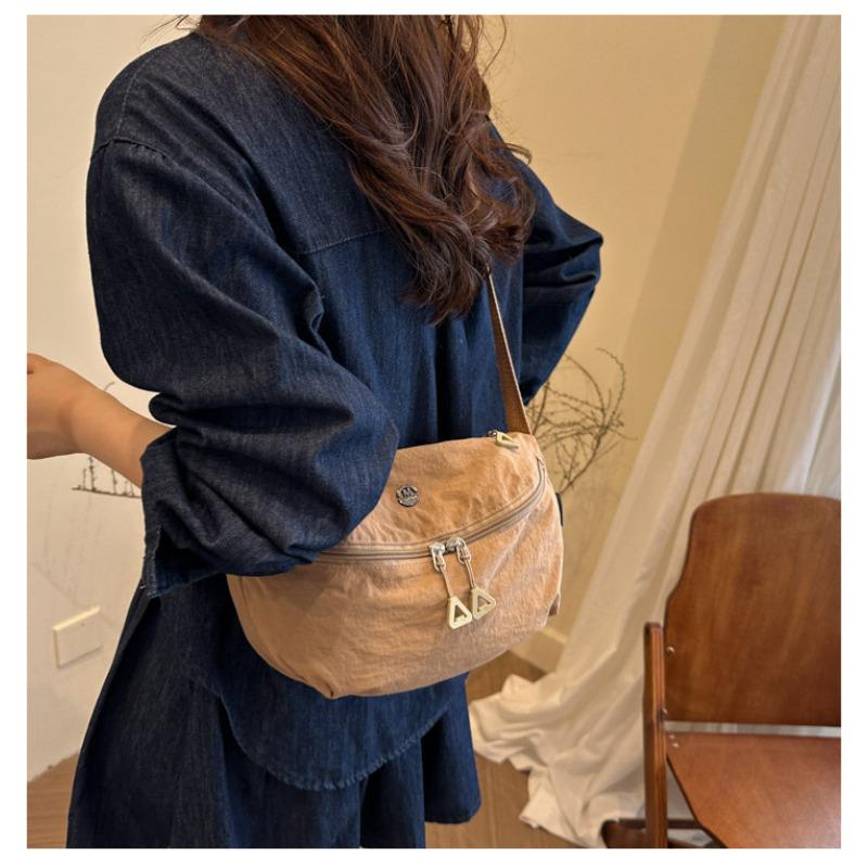 Minimalistische Oxford-Stoff-Umhängetasche für Damen Stilvolle Brust-Schultertasche