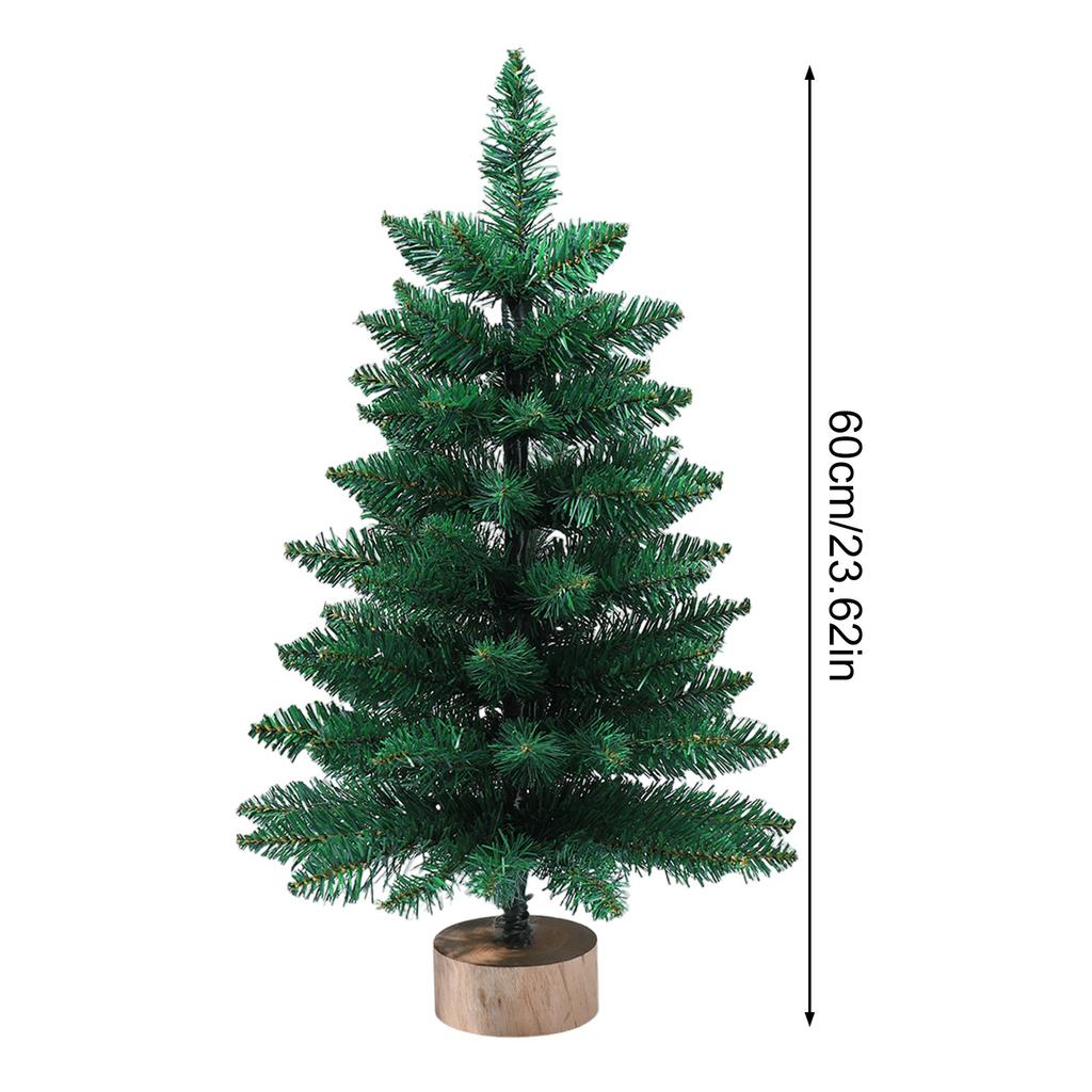 45cm/60cm Christmas Tree Decorations for Tabletop Mini Artificial Xmas Tree Holiday Home Office Decor