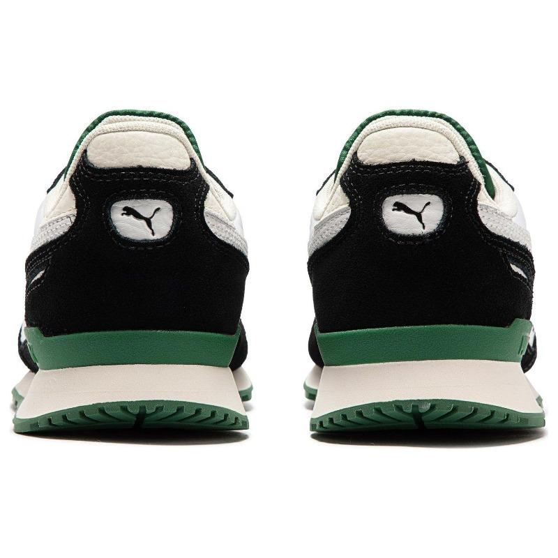 PUMA Rx 737 Unisex Low Top Casual Shoes Black White Green 391971-01