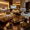 Vintage Night Light Mid-Century Desk Lamp Ornament Petal Table Lamp  Living Room