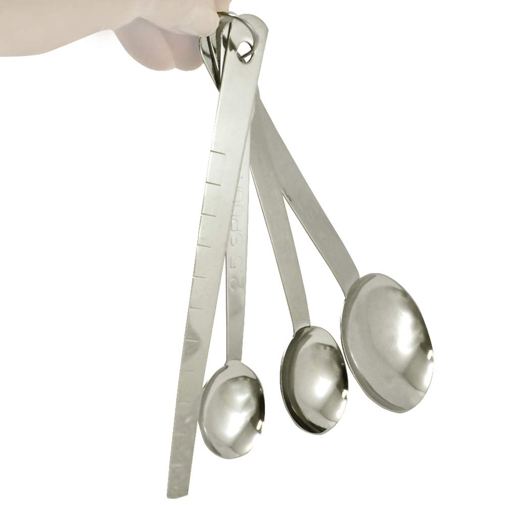 Kai Corporation Stainless Steel Measuring Spoon Set Slim Cookfile (with Spatula) DH-2345