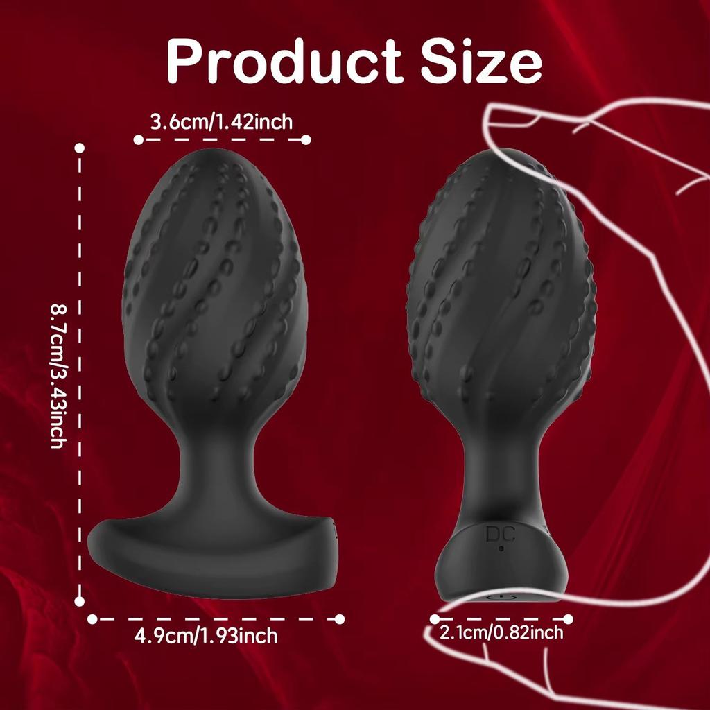 APP Controlled Anal Vibrator Silicone Anal Vibrator For Men And Women Prostate Massager Backyard Toy