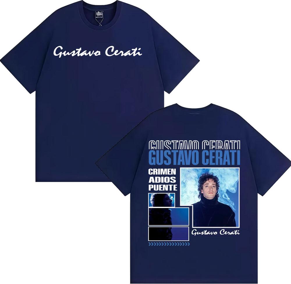 Rapper Gustavo Cerati Tour 2025 Graphic Tee Shirt Men Women Fashion Harajuku Streetwear T Shirt Summer Comfort Oversized Tshirt