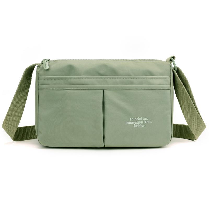 New Shoulder Small Square Bag Summer Light Nylon Bag Large Capacity Women's Messenger Bag