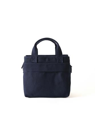 Thefreccia Sand Canvas Tote Bag Navy