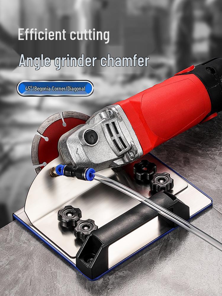 Portable 45° Angle Grinder Chamfering Tool for Woodworking and Tiling