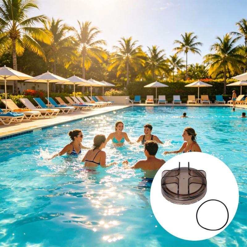 Sandfilter Ersatz Oberteil mit O-Ring für 0,35HP 0,75HP Aufstellpool Pumpensysteme