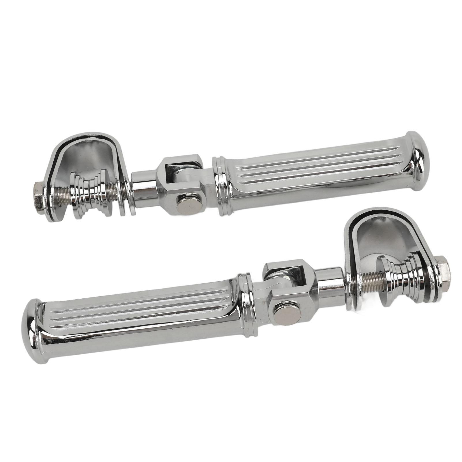 

Motorcycle Highway Foot Pegs 25mm to 32mm Aluminum Alloy Fit Engine Crash Bar Footrest