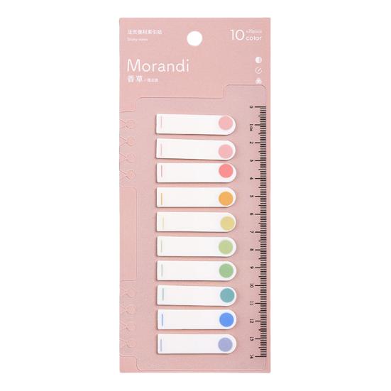 Indeksflik Selvklebende Vanntett PET Skrivbar Sticky Indeksetiketter Notater Filside Flagg Skolemateriell