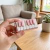 Novelty Piano Stress Clicker Keychain 3D Printed Piano Key Fidget Figurine  Gift for Music Lovers
