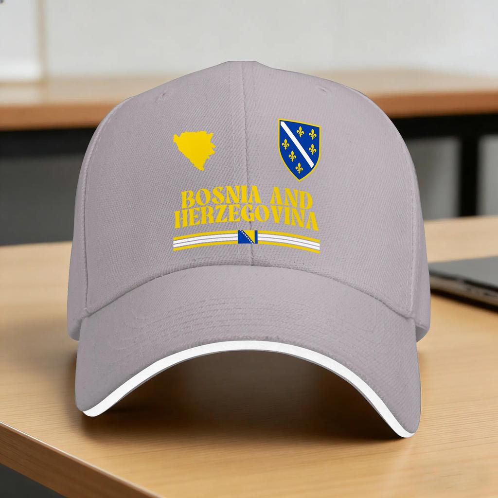 Bosnia and Herzegovina Flag Baseball Cap  Fashion Hip Hop Hats Summer Unisex Adult Running Hippie Baseball Caps