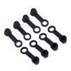 8x For Car Motorcycle Brake Caliper Bleed Nipple Screw Dust Cap Rubber Cover 8mm