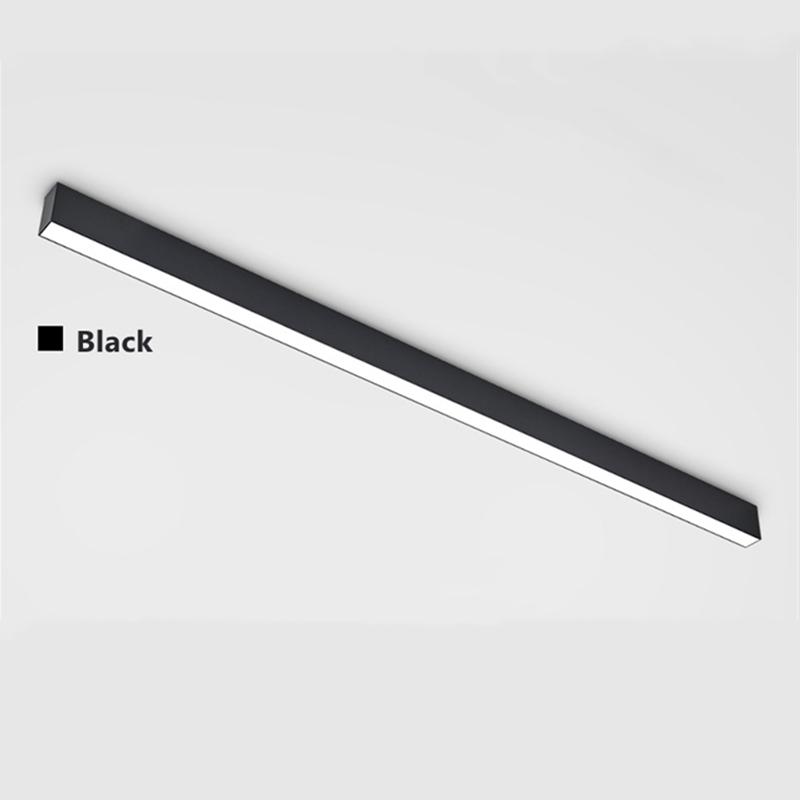 120cm Linear Bar Light LED Ceiling Lamp Surface Mounted Long Strip Grille Light Living Room Office Spotlight Floodlight 45W