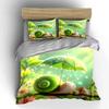 "Snail Family Nature Decor Set" Bedding Set with 1 Duvet Cover 2 Pillowcases Single Double King Queen, Gift