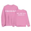 Women's Oversized Long Sleeve Crewneck Sweatshirt Casual Loose-Fitting Drawstring