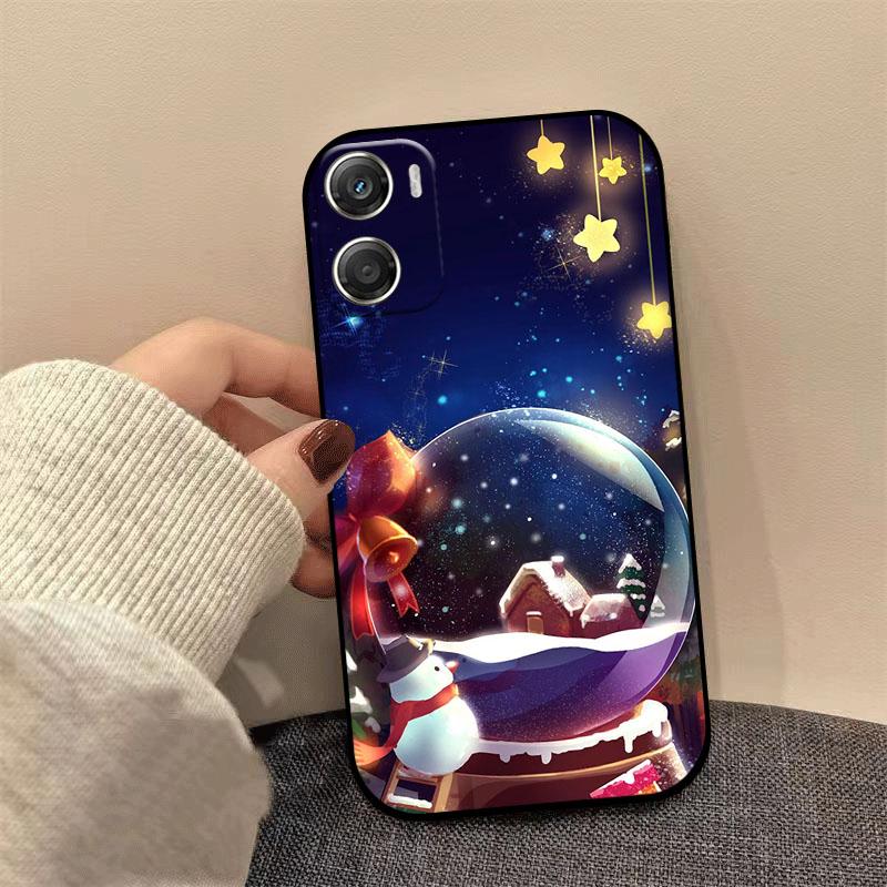 Christmas Painted Case For Motorola Moto G06 G56 G86 Power G66j G66y E14 E15 G05 G15 Edge 50 Neo Ultra Soft TPU Silicone Cover