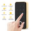 Smart Keyless Fingerprint Digital Password Electronic Lock For Cabinet File Locker(Silver)
