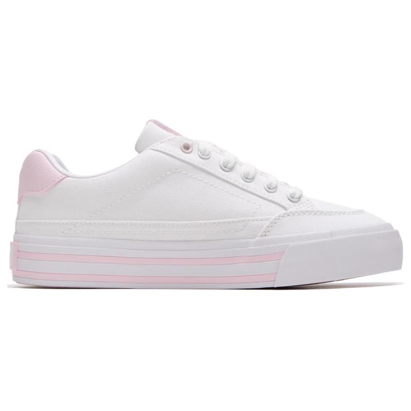 Puma Court Classic Low Top Sneakers Unisex Sneakers White Pink 395020-07