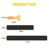Car Plate Scuff Door Sill 5D Sticker Protector  Accessories Carbon Fiber 4X