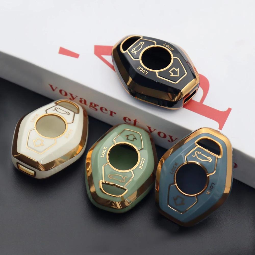 1Pc Car Key Case Cover Protector Shell Holder Car Interior Accessories for BMW 3 5 7 Series E38 E39 E46 E83 M5 325i X3 X5 Z3 Z4