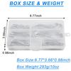 110Pcs Saltwater Fishing Hooks Stainless Steel Extra Strong Long Shank Hooks O'Shaughnessy Forged Fishing Hook for Saltwater