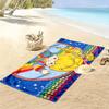 Rainbow Brite Print Beach Towel, Large Soft Quick Dry Towel for Beach Camping Swimming