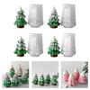 Silicone Moulds Christmas Tree Candle Molds Ornament Molds Epoxy Resin Molds Plasters Molds for Candle Making